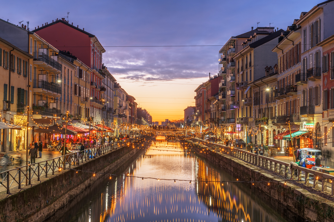 Naviglio Canal, Milan, Lombardy, Italy